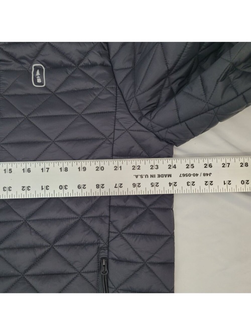 Bass Delta Diamond Outdoor Men's Black Packable Puffer Quilted Jacket Size L NWT - Picture 15 of 16